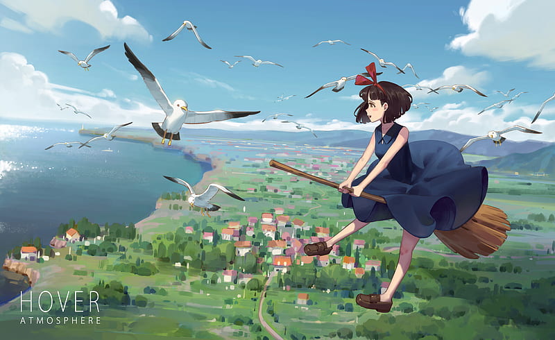 Anime, Kiki's Delivery Service, Kiki (Kiki's Delivery Service), HD wallpaper