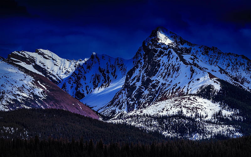 Landscape Snowy Mountains , landscape, snow, mountains, nature, HD wallpaper