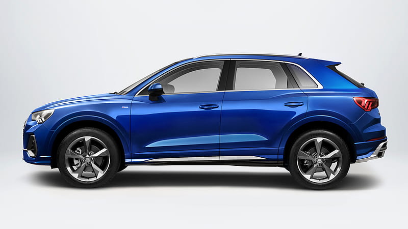 Audi, Audi Q3 40 TFSI S Line, Blue Car, Car, Crossover Car, Luxury Car, SUV, Subcompact Car, HD wallpaper