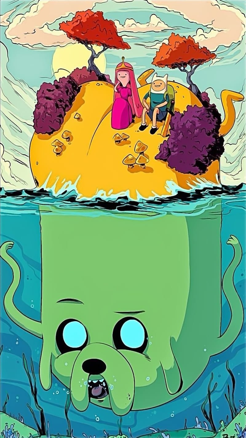 Adventure Time, finn, jake, princess bubblegum, HD phone wallpaper