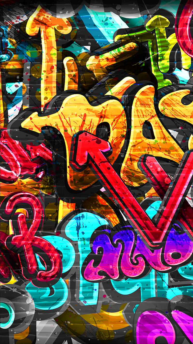 Graffiti, comic, old, puzzle, school, street, theme, HD phone wallpaper