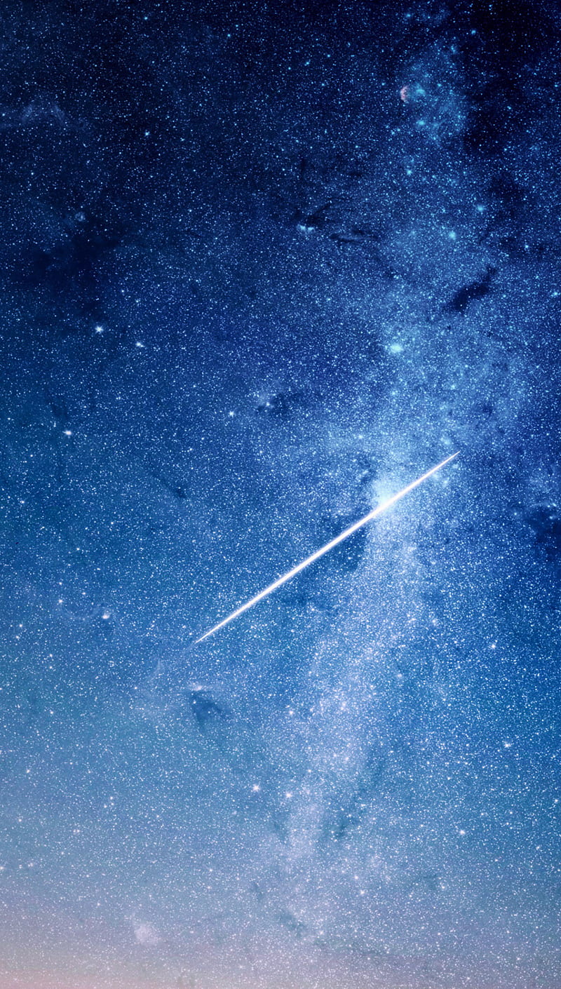 shooting star, abstract, sky, HD phone wallpaper
