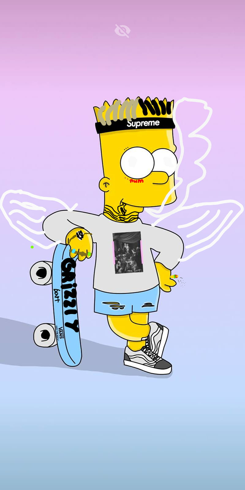 Bart simpson, drugs, on, HD phone wallpaper | Peakpx
