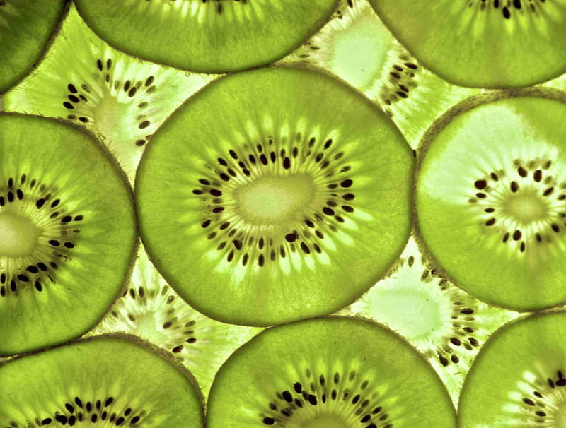 Kiwifruits, fruit, green, kiwi, fruits, Kiwifruit, HD wallpaper