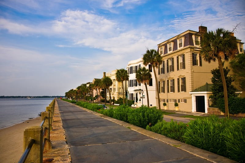 Charleston, South Carolina Landscape, architecture, charleston SC landscape, charleston, houses, HD wallpaper