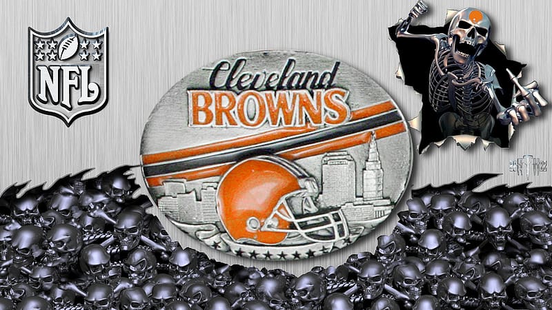 Buckle and Skulls-Browns, Cleveland Browns Background, NFL Cleveland Browns Background, Cleveland Browns Football, Cleveland Browns NFL 3-D logo, Cleveland Browns Logo, Browns Cleveland, Cleveland Browns, Cleveland Browns wallpapper, HD wallpaper