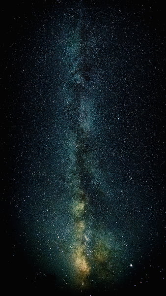 Galaxy, stars, space, dark, HD phone