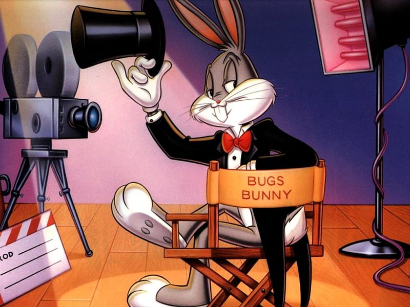 Bugs Bunny , cartoons, movie star, art, animated, elvis, looney tunes, television, cinema, charater, bugs bunny, batista, acdc, pink, vintage, HD wallpaper