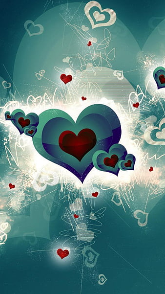 Hearts animation, animated, heart, love, HD phone wallpaper | Peakpx