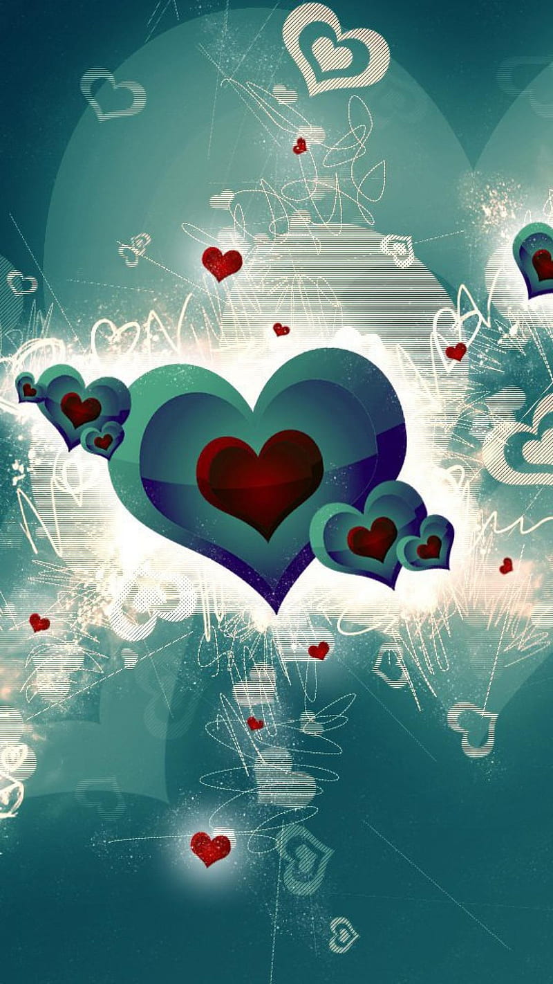 Hearts animation, animated, heart, love, HD phone wallpaper | Peakpx