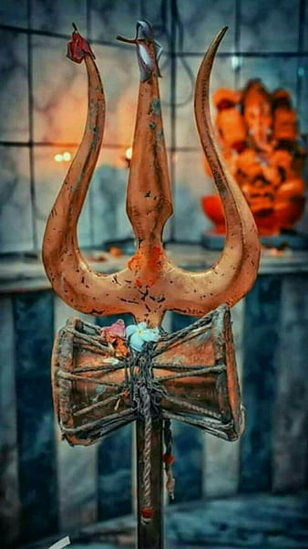 Trishul Symbol Trident Shiva Hindu Religion High-Res Stock Photo - Getty  Images