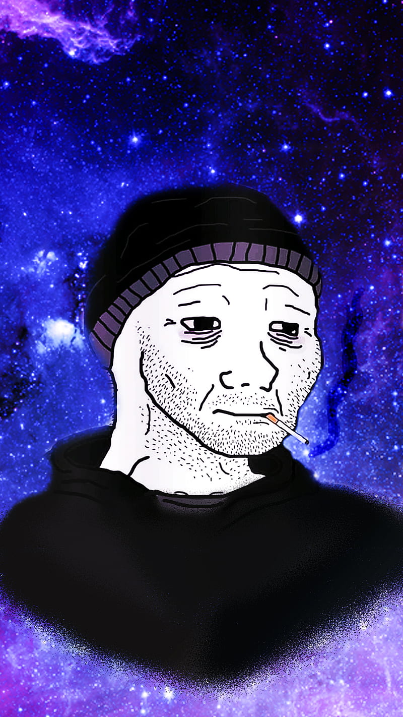 Meme face, meme, meme face, nice, sad, space, HD phone wallpaper