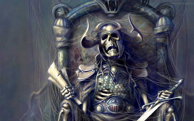 viking, death, deadly, vikingo, eskeleton, HD wallpaper