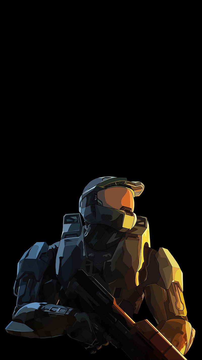 Master chief, anime, game, halo, microsoft, playstation, ps4, ps5, xbox, xbox one, HD phone wallpaper