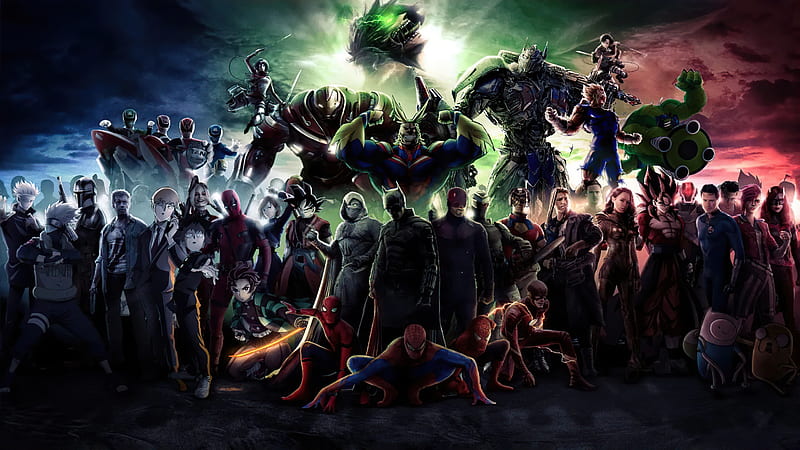 Avengers Mashup , superheroes, avengers, artist, artwork, digital-art, HD wallpaper