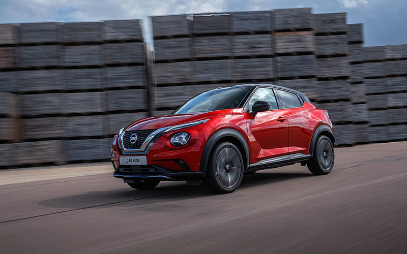 Nissan Juke motion blur, 2020 cars, crossovers, 2020 Nissan Juke, japanese cars, Nissan, HD wallpaper