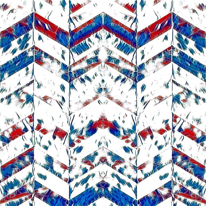 Chevron II V05, Abstract, Black, Blue, Geometric, Imaginesium, Neural, Pattern, Texture, red, white, HD phone wallpaper