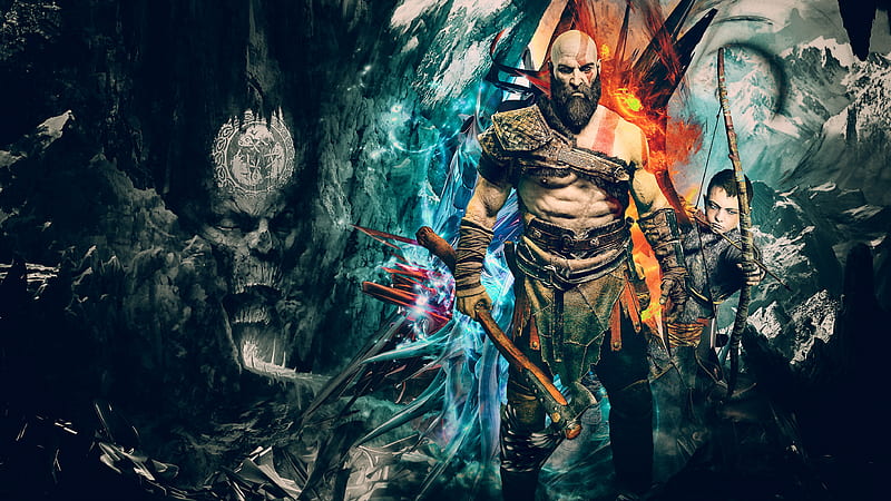 Kratos God of War pc games HD wallpaper