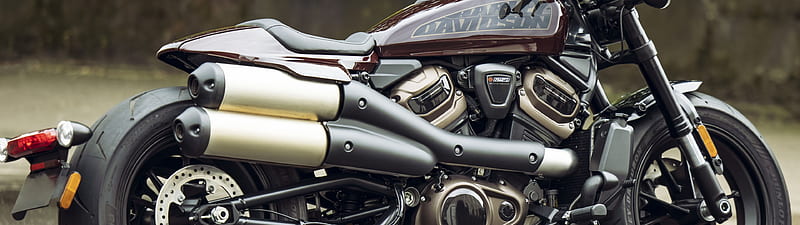Harley Davidson Sportster S , Cruiser Motorcycle, 2021, , Bikes, Harley Davidson Dual Monitor, HD wallpaper