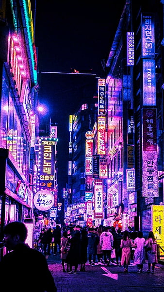 Street in Yongsan District at night Seoul South Korea 40166016, Korean  Street HD phone wallpaper | Pxfuel