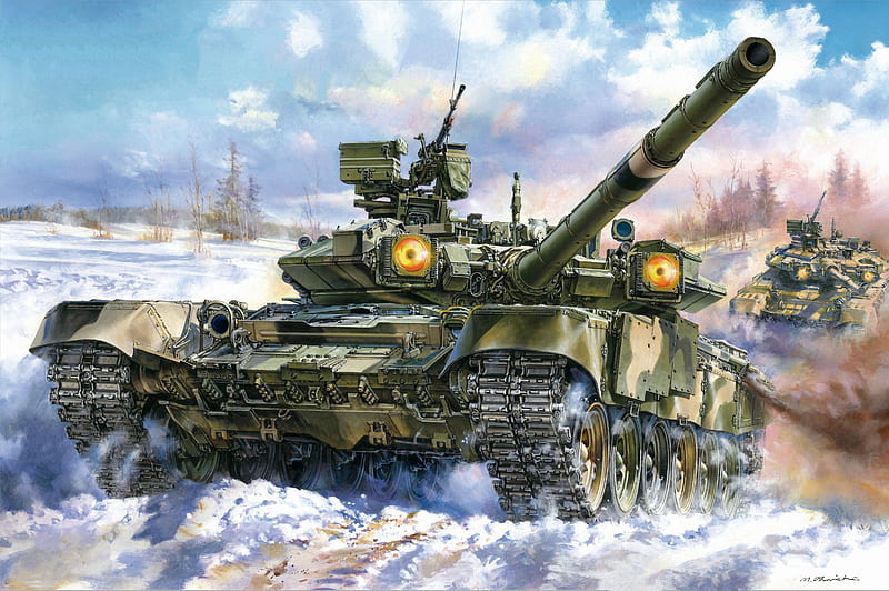 Tanks, T-90, HD wallpaper
