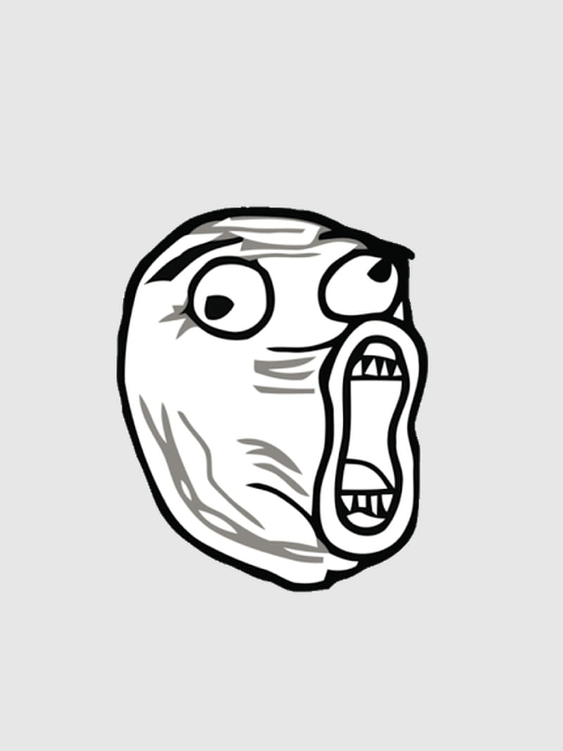 Free: Funny Face Drawing Meme - Rage Face 
