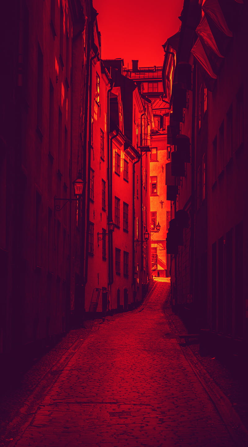 Bloody Alleyway, Tupac2x, alley, art, artistic, blood, cinematic, creative, dramatic, empty, fimly, italy, new, night, street, vampire, HD phone wallpaper
