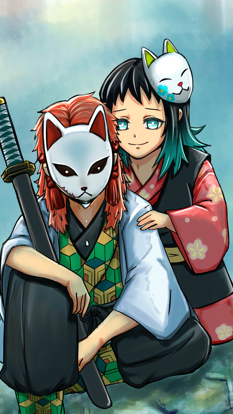 Sabito and Makomo  Anime chibi, Anime demon, Slayer anime