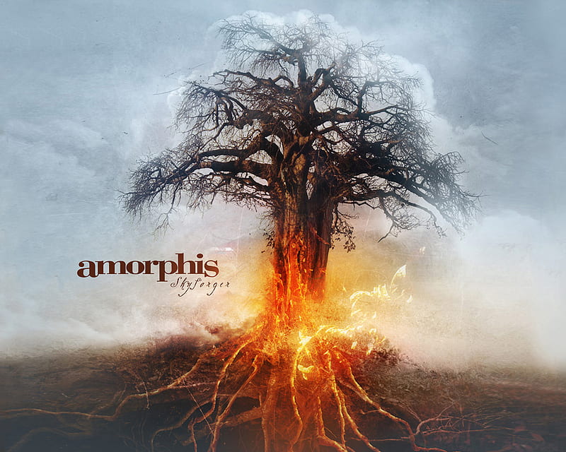 Amorphis - Skyforger, metal, logo, band, heavy, skyforger, amorphis, HD wallpaper