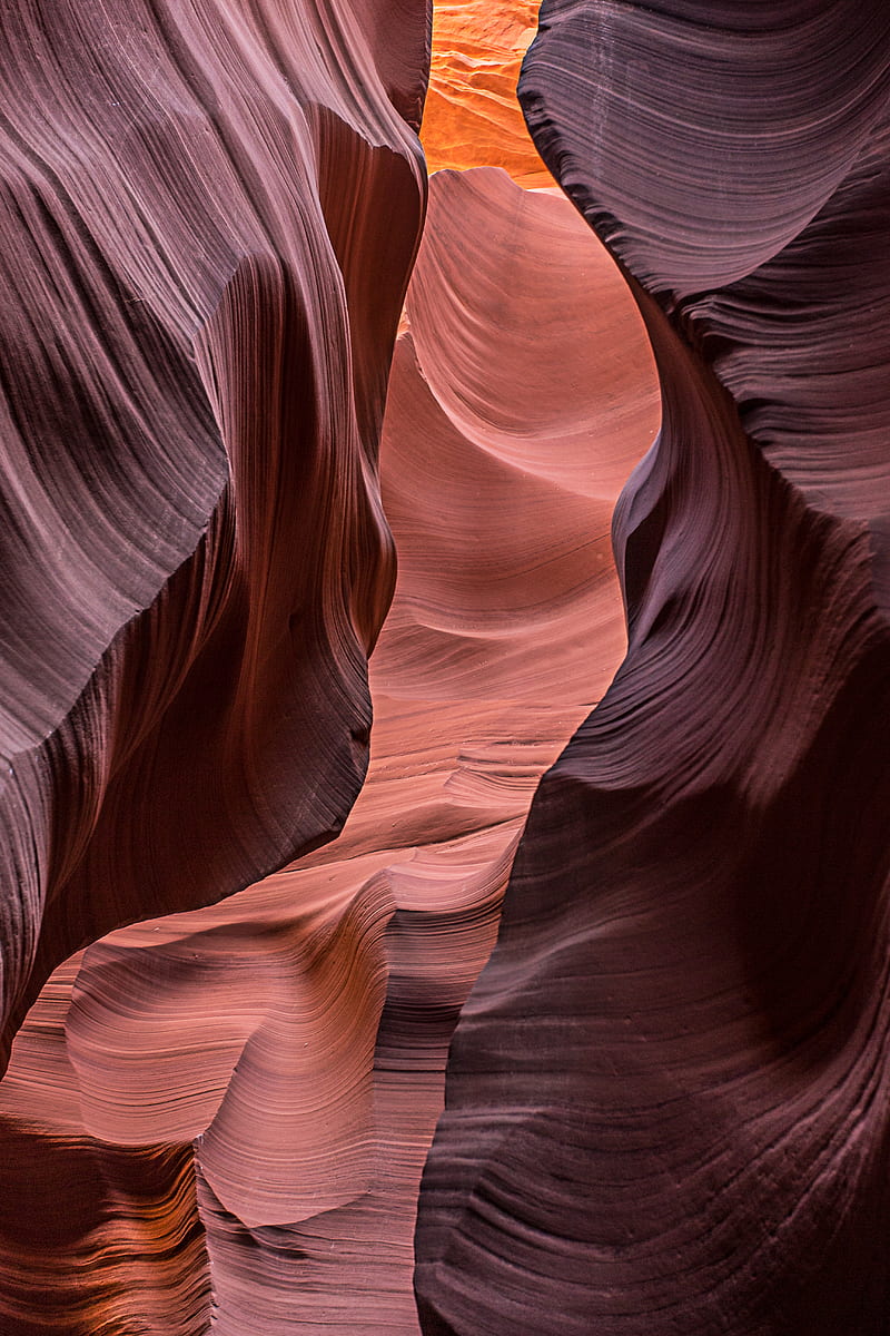 canyon, rocks, stone, relief, light, HD phone wallpaper