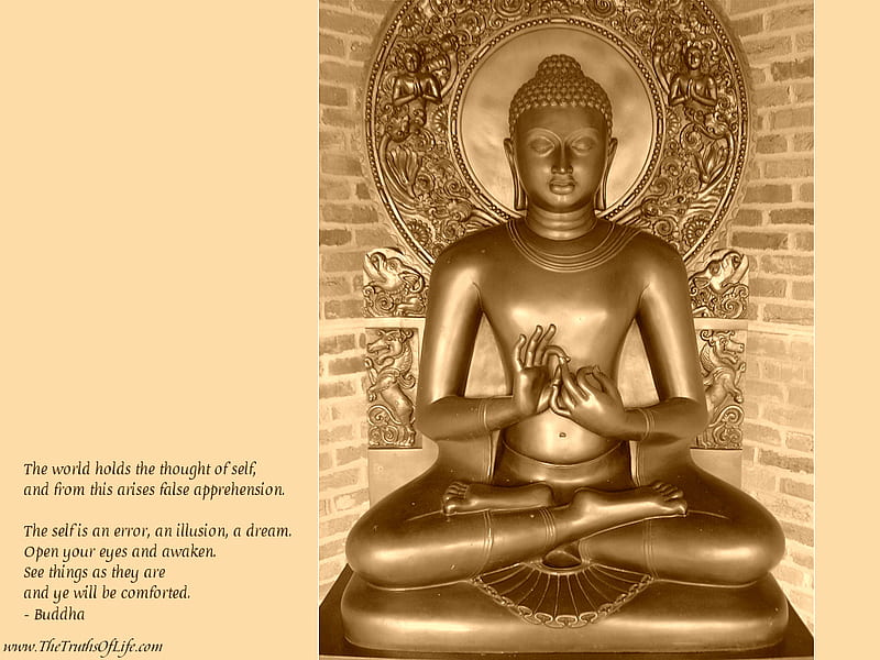 Gold Buddha, chinese, proverbs, ancient, teachings, HD wallpaper