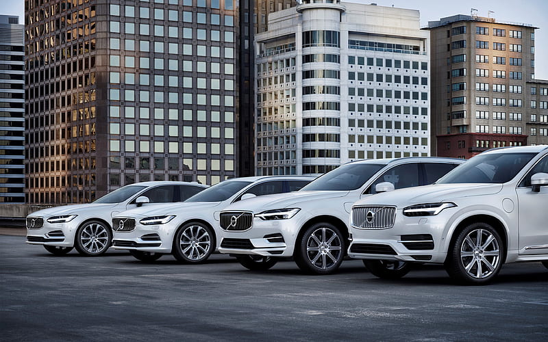 Volvo ХС60, 2018, Volvo XC90, Volvo V90, new cars hybrids, Volvo S90, HD wallpaper