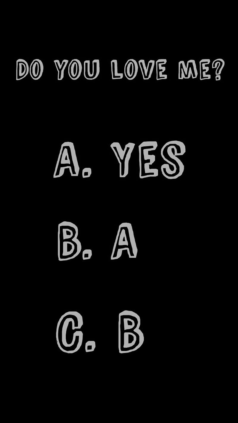 do you love me yes or no quotes