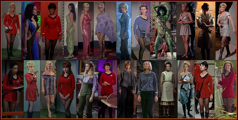 Some of the Women From Star Trek: The Original Series - Season One, Women of Trek, Trek Ladies, The Original Star Trek, Star Trek, HD wallpaper