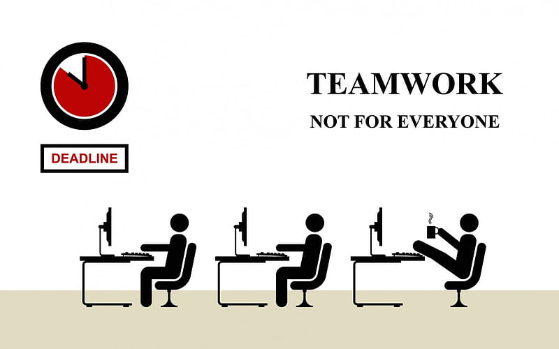 teamwork not for everyone, cool, funny, teamwork, entertainment, HD wallpaper