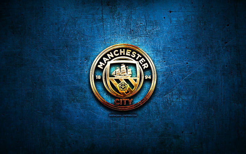 Manchester City FC, club, emblem, football, logo, man city, manchester city, HD wallpaper