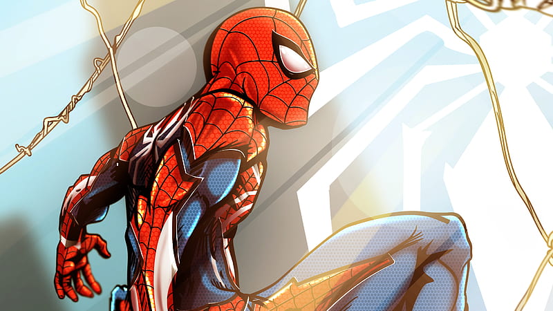 Spiderman Cover Art, spiderman, superheroes, artwork, artist, digital-art, behance, HD wallpaper