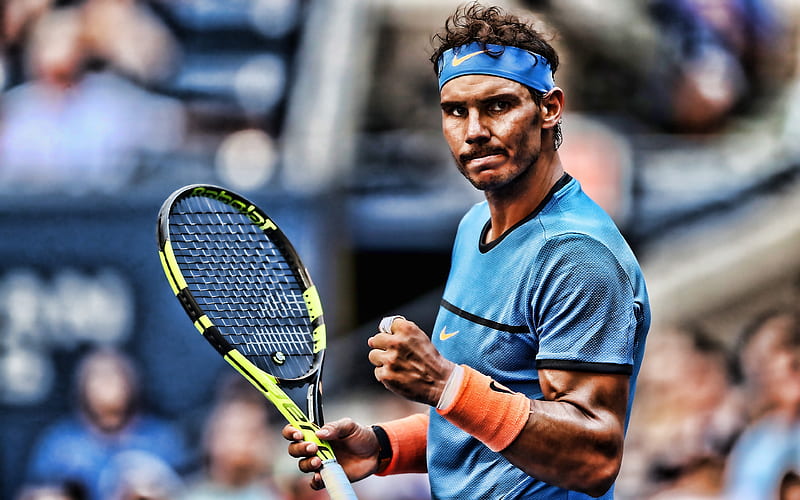 Rafael Nadal spanish tennis players, ATP, match, athlete, Nadal, tennis, R, HD wallpaper
