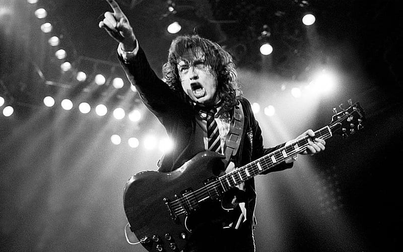 Mister Angus Young, music, entertainment, people, HD wallpaper