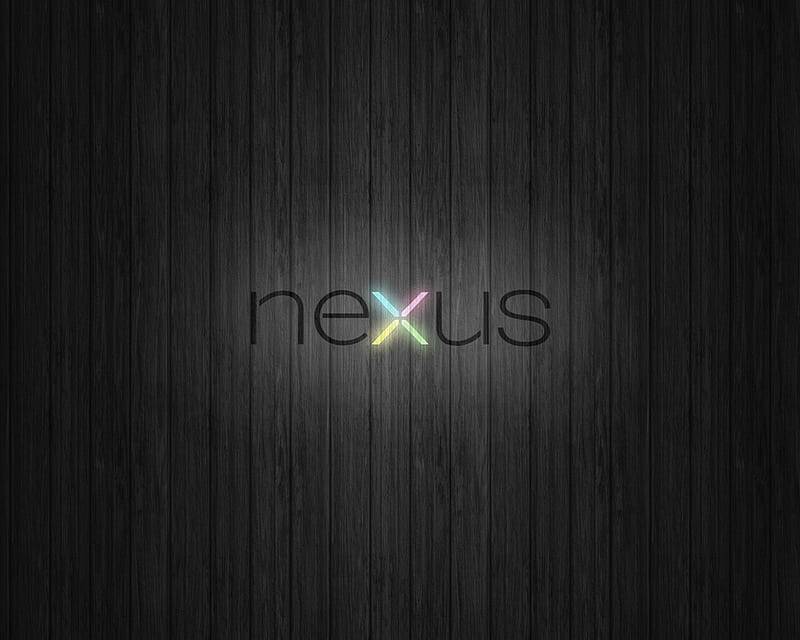 Nexus Wood, android, black, dark, google, HD wallpaper
