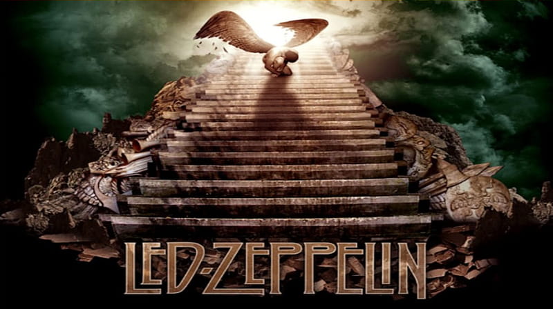 Stairway to Heaven, bands, stairway, led zeppelin, rock and roll, HD wallpaper