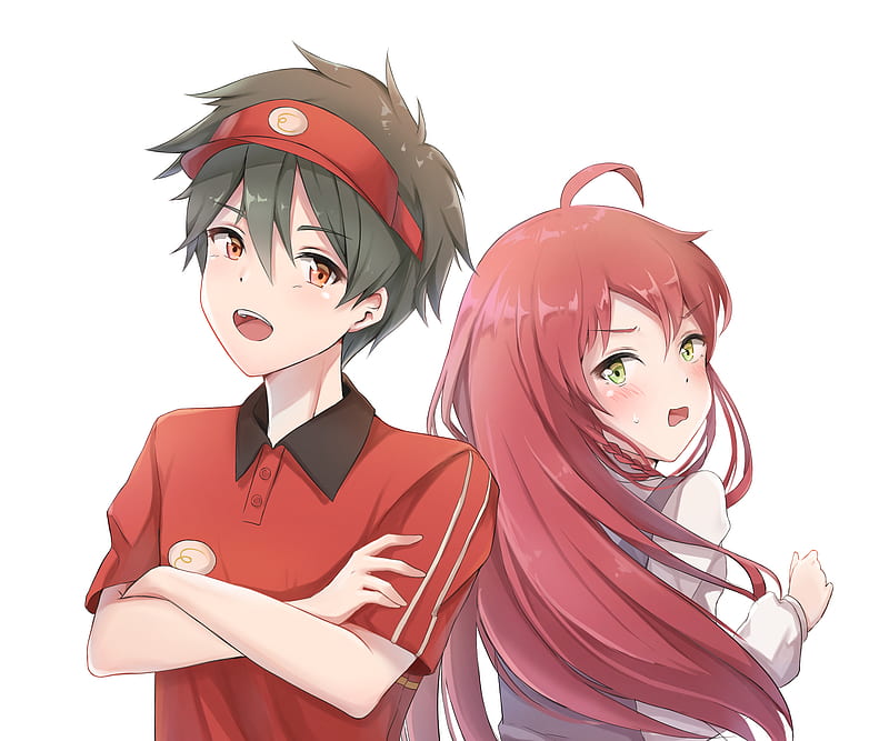 Anime, The Devil Is a Part-Timer!, Emi Yusa , Sadao Maou, HD wallpaper