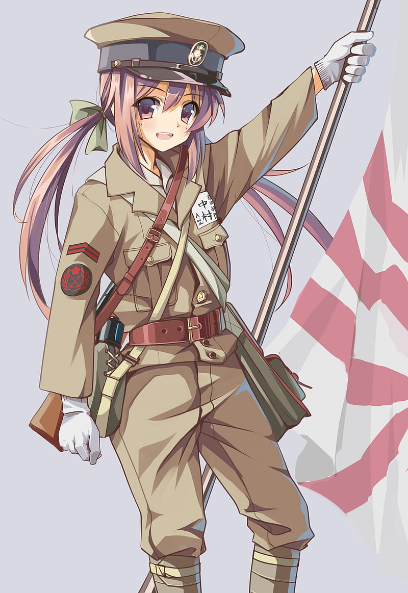Anime girl military weapon army full   Mocah HD phone wallpaper   Pxfuel