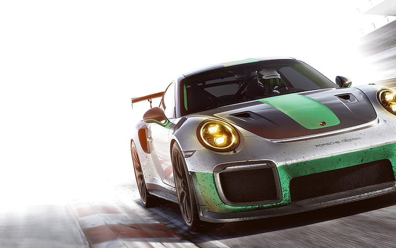 Porsche 911 GT2 RS, raceway, sportcars, 2018 cars, new 911, Porsche, HD wallpaper
