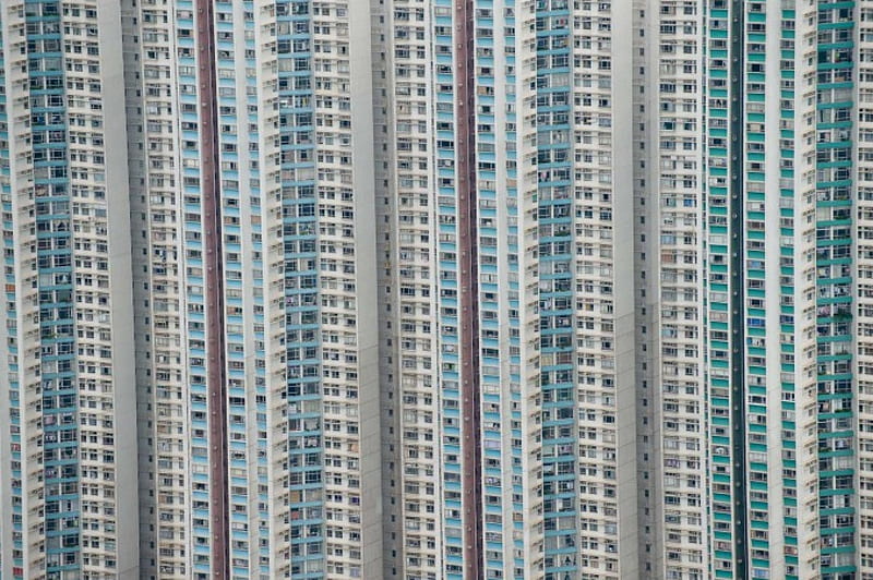 Hong Kong Apartment Blocks, Asia, Hong Kong, China, Housing, Flats, HD wallpaper