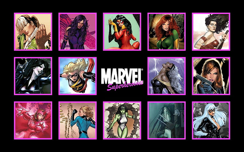 seda Siempre septiembre Las mujeres de maravilla, superhéroes femeninas, heroínas, cómics marvel, mujeres  marvel, Fondo de pantalla HD | Peakpx