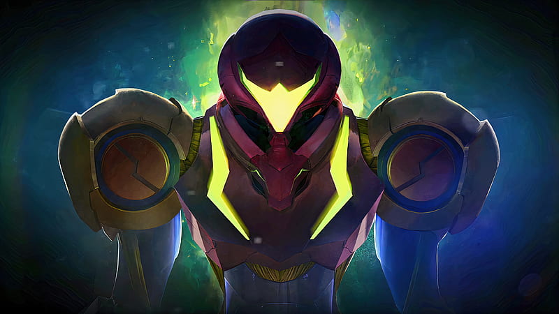 Metroid Dread and Background, Metroid, HD wallpaper