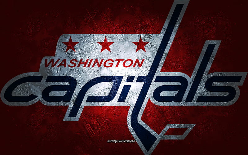 HD wallpaper: Red, Sport, Logo, Background, Washington, NHL