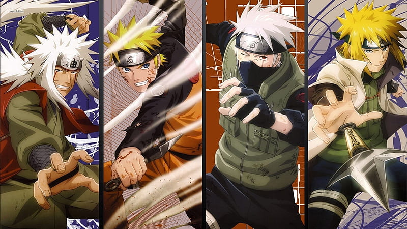 / anime, Naruto Shippuuden, collage, anime boys, HD wallpaper