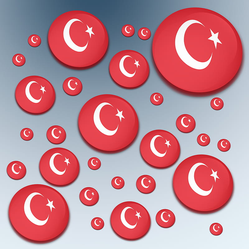 Turkiye, al, ay, kirmizi, turkey, turkish, yildiz, HD phone wallpaper